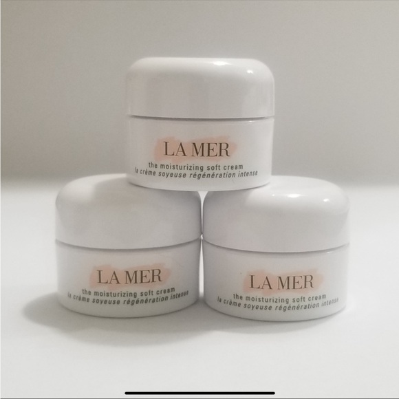 La Mer Moisturizing Soft Cream 3.5 ML SET OF 3!